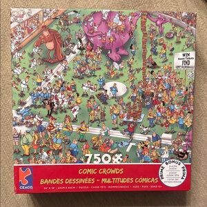 Ceaco Comic Crowds Puzzle - Colorful Challenge